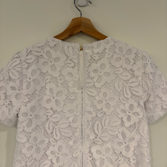 Lilly Pulitzer‎ || Camalie Lace Shift Mini Dress White 00 NWT Bridal Graduation - Picture 6 of 10